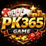 PK365 Game app interface showing popular online casino and card games with secure wallet system